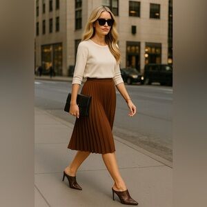 Michael Kors Halle Mule Pumps | Serpent Leather Snake Print Heels | Size 7M NIB